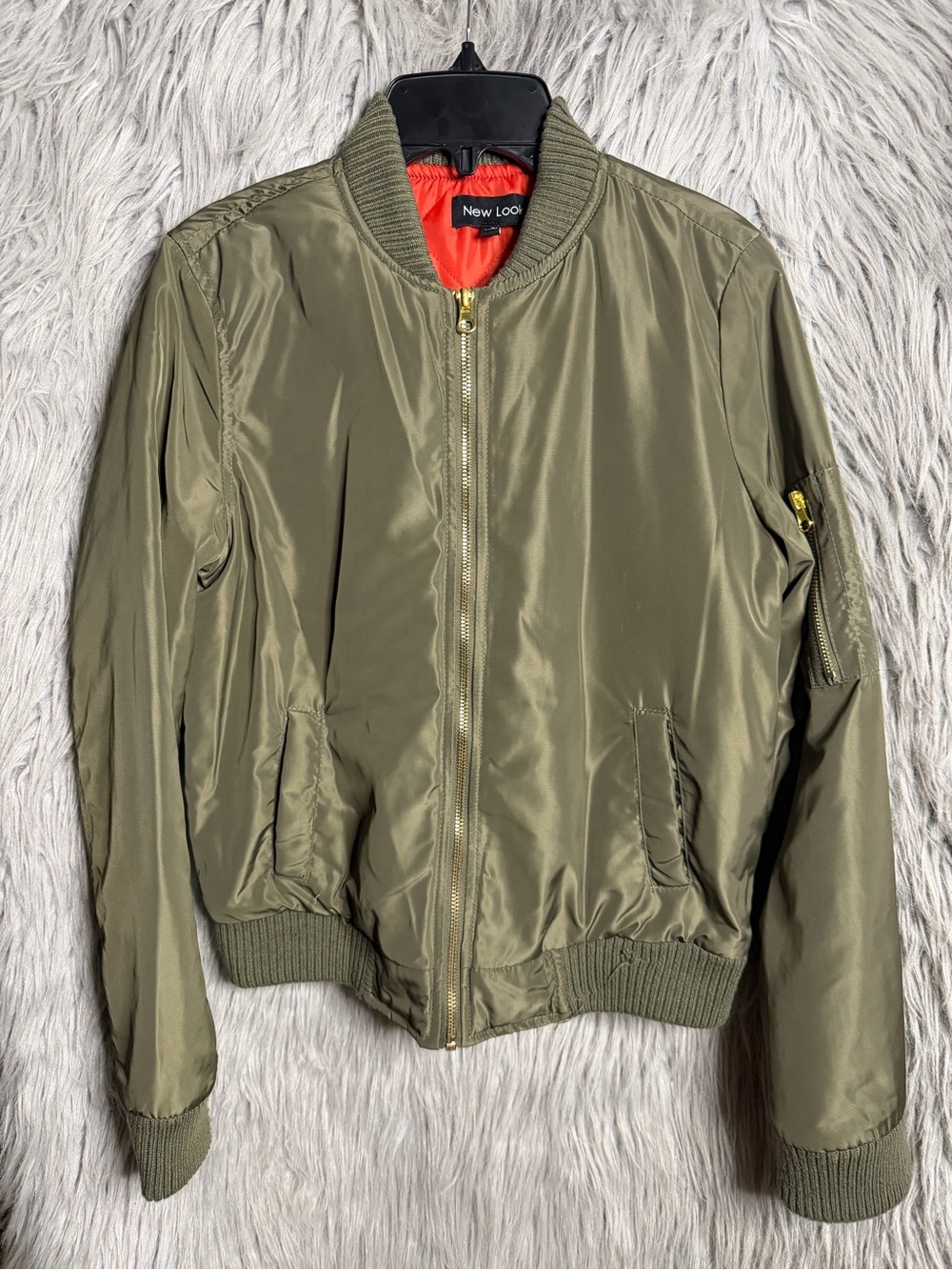 New Look Women’s Olive Green Bomber Jacket